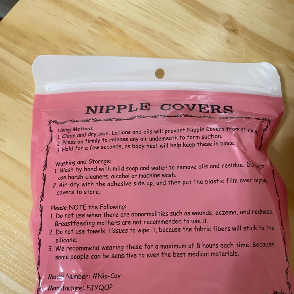 FJYQOP 5 Pairs Nipple Covers for Women, NWT, Silicone Reusable Pasties - Picture 5 of 5